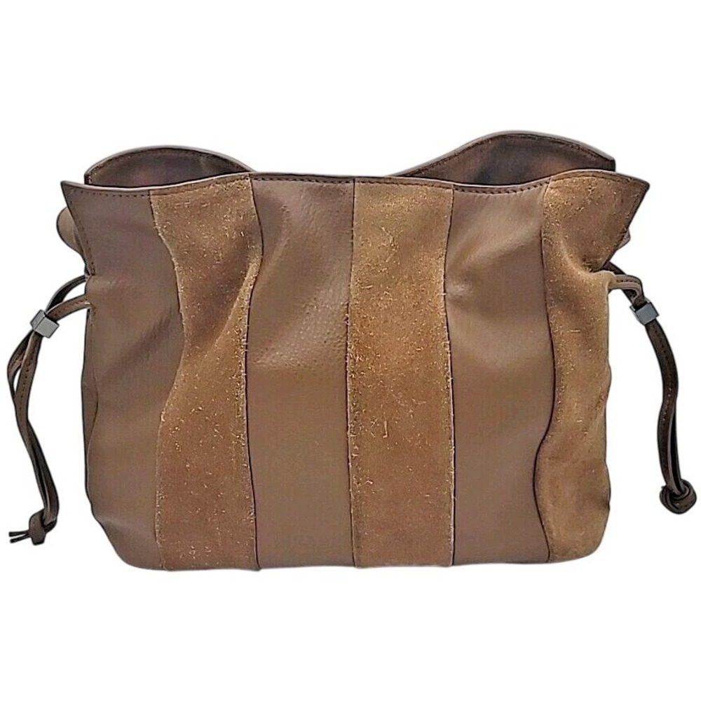 Vince‎ Camuto Dario Crossbody Brown Leather Suede Cinnamon Bark - Picture 2 of 16
